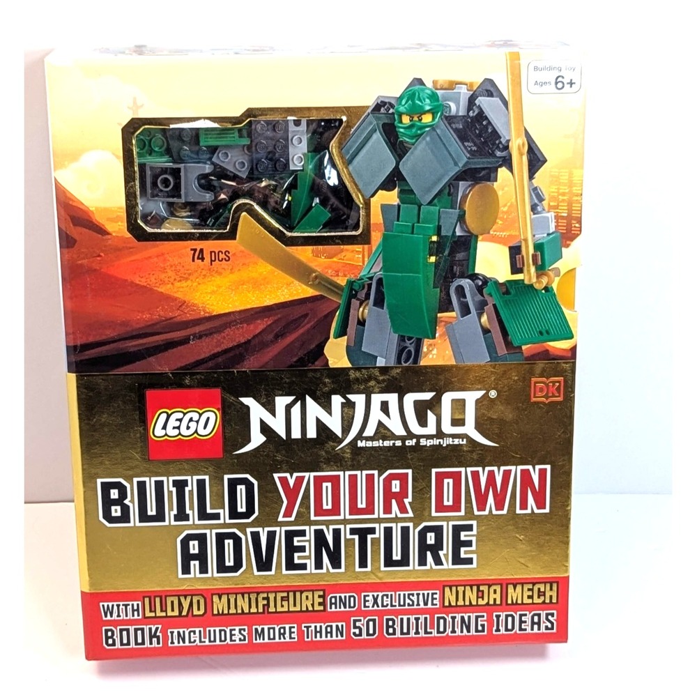 LEGO NINJAGO Build Your Own Adventure W/Lloyd Minifigure & Exclusive Sealed Rare